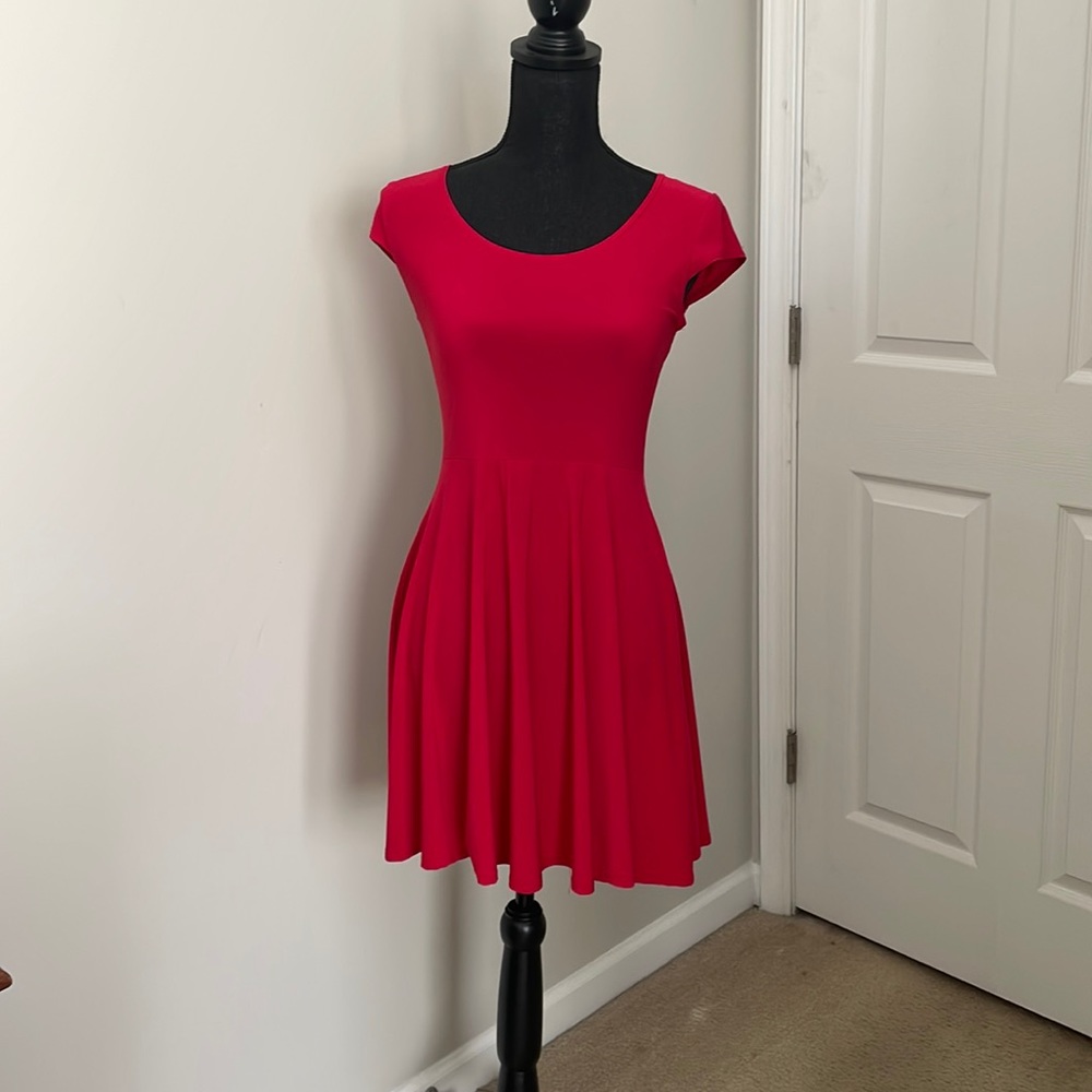 Red dress